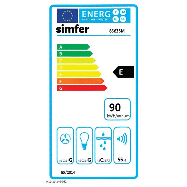 STENSKA KUHINJSKA NAPA SIMFER SM 8663