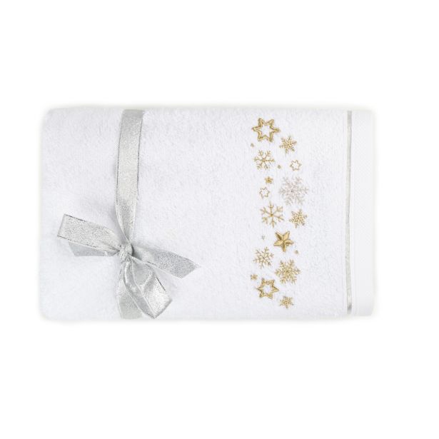 BRISAČA SVILANIT SNEŽINKE 50X100 BELA