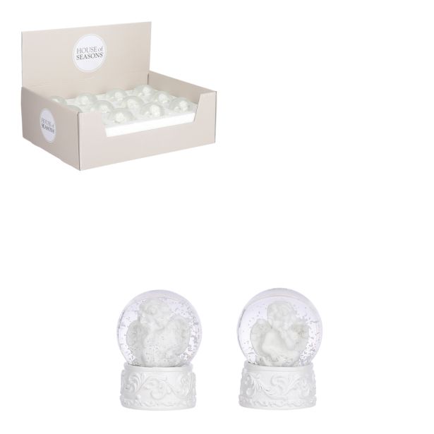 DEKORACIJA SNEŽNA KROGLA ANGEL