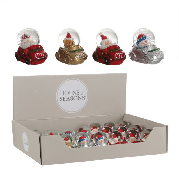 DEKORACIJA SNEŽNA KROGLA AVTO LED, SORT