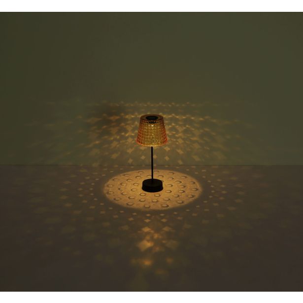 SOLARNA VRTNA SVETILKA GLOBO NAMIZNA STOJEČA PROZORNA 0.06W 3V, 3000K 2X