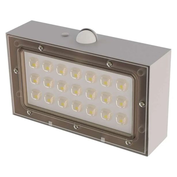 SOLARNA VRTNA SVETILKA LED SOLAR LUMINAIRE PRO BRICK 350LM IP65 NW BELA