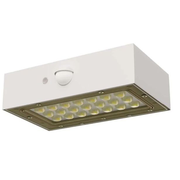 SOLARNA VRTNA SVETILKA LED SOLAR LUMINAIRE PRO BRICK 350LM IP65 NW BELA