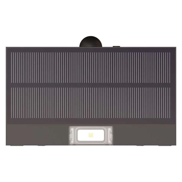 SOLARNA VRTNA SVETILKA LED SOLAR LUMINAIRE PRO BRICK 350LM IP65 NW ČRNA
