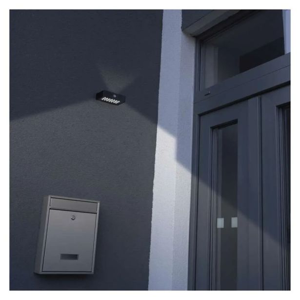 SOLARNA VRTNA SVETILKA LED SOLAR LUMINAIRE PRO BRICK 350LM IP65 NW ČRNA