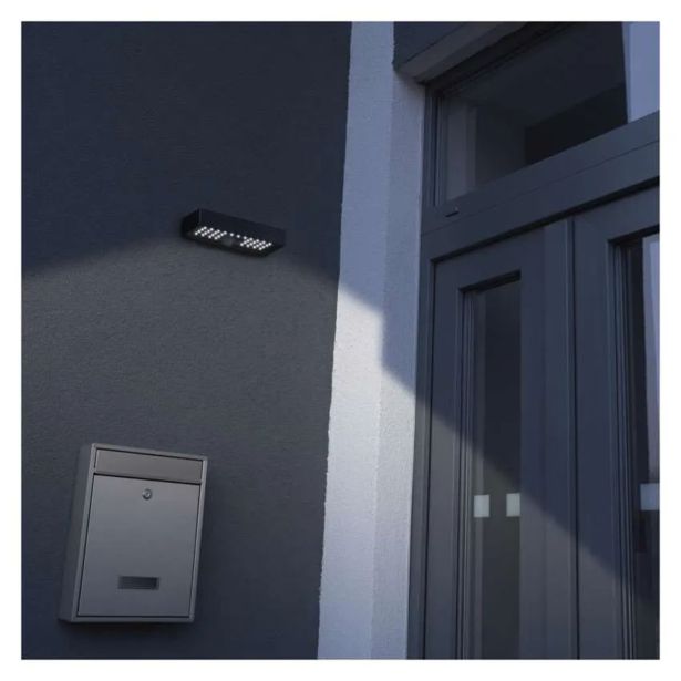 SOLARNA VRTNA SVETILKA LED SOLAR LUMINAIRE PROMA 900LM IP65 NW ČRNA