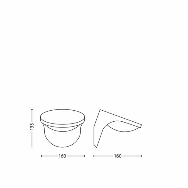 LED SOLARNA VRTNA SVETILKA DUSK