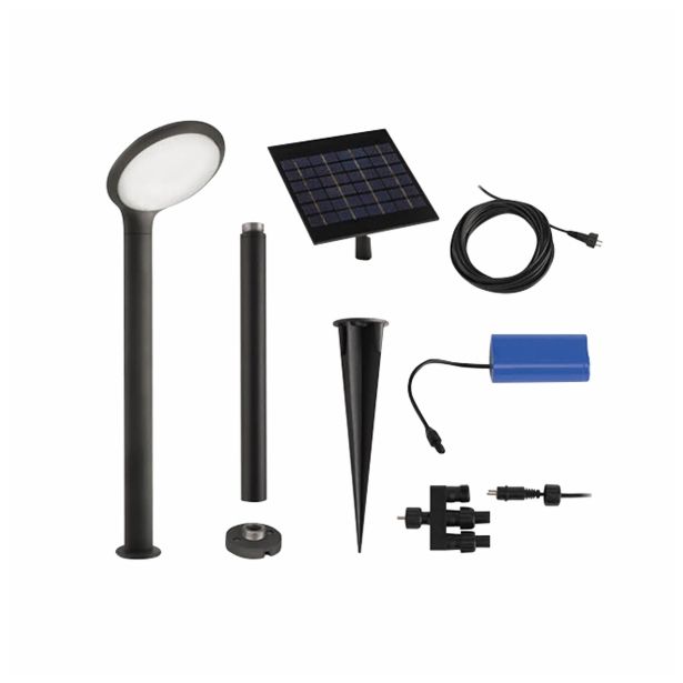 SOLARNA VRTNA SVETILKA PHILIPS 17823/93/16 RAVEN ANTRACIT 1X4.5W LED