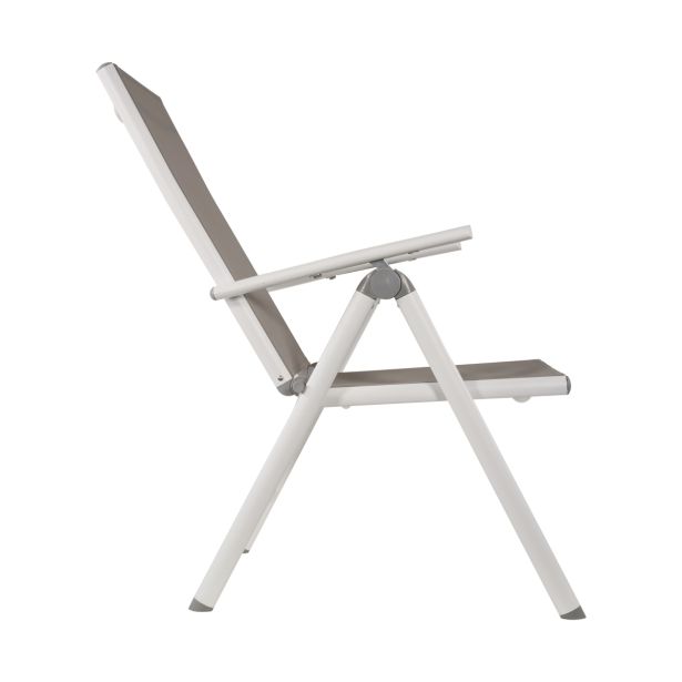 KOVINSKI STOL LESLI SOLEIL BELI 70X55X107 CM