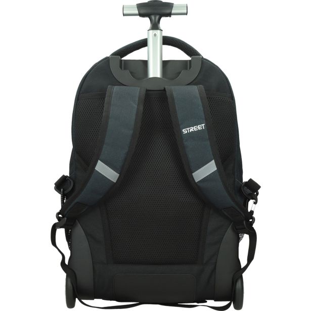 ŠOLSKA TORBA NA KOLESIH STREET IMPACT BLACKY