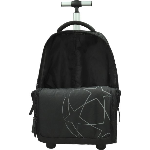 ŠOLSKA TORBA NA KOLESIH STREET UEFA BLACK