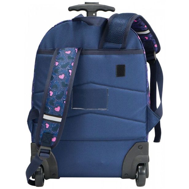 ŠOLSKA TORBA NA KOLESIH TARGET NA KOLESIH CONFETTI LOVE 27747