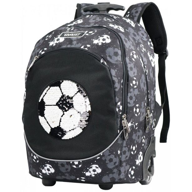 ŠOLSKA TORBA NA KOLESIH TARGET NA KOLESIH FOOTBALL FUN 27749