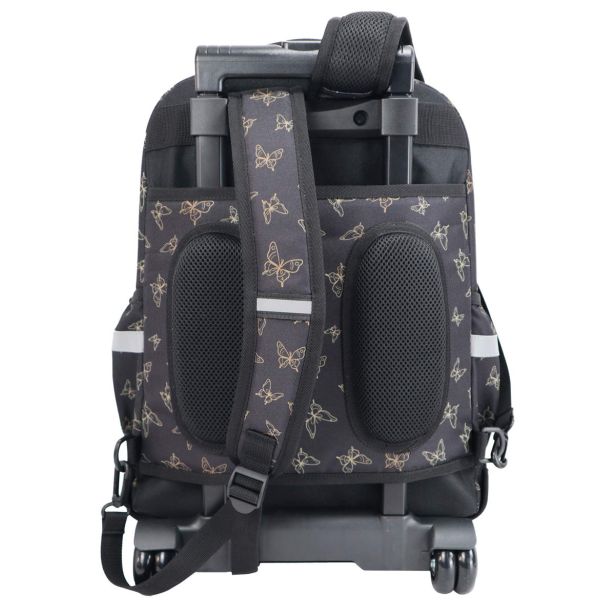ŠOLSKA TORBA NA KOLESIH TARGET NA KOLESIH GOLD BUTTERFLY 28111
