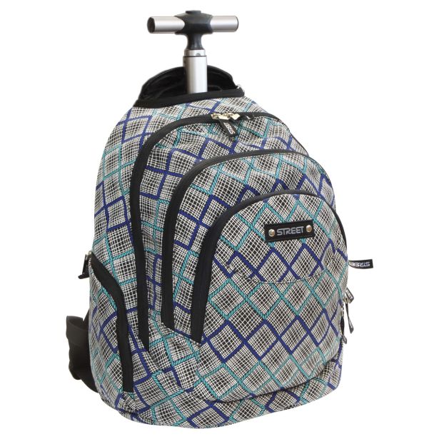 ŠOLSKA TORBA STREET NAHRBTNIK TROLLEY CANVAS TWIST