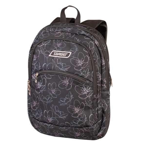 ŠOLSKI NAHRBTNIK TARGET 2V1 CURVED BLOSSOM 28062