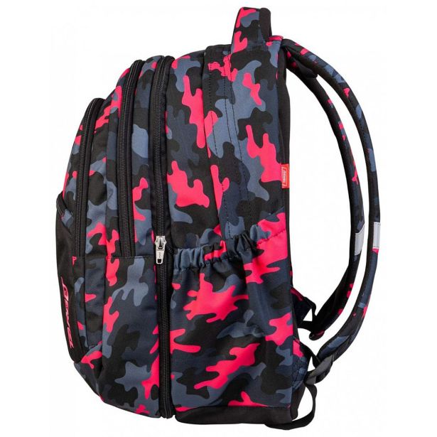 ŠOLSKI NAHRBTNIK TARGET 2V1 CURVED CAMOUFLAGE PINK 26943