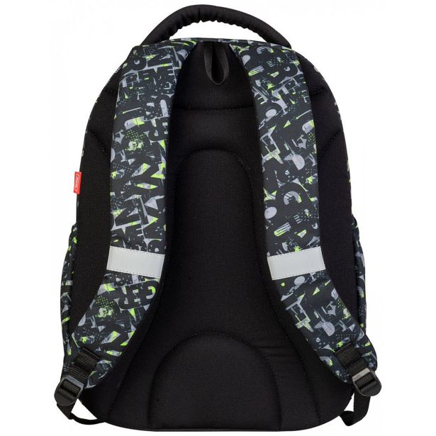 ŠOLSKI NAHRBTNIK TARGET 2V1 CURVED GREEN FUSION 27623