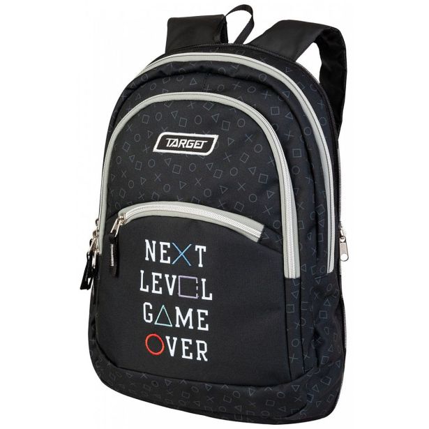 ŠOLSKI NAHRBTNIK TARGET 2V1 CURVED NEXT LEVEL 27626