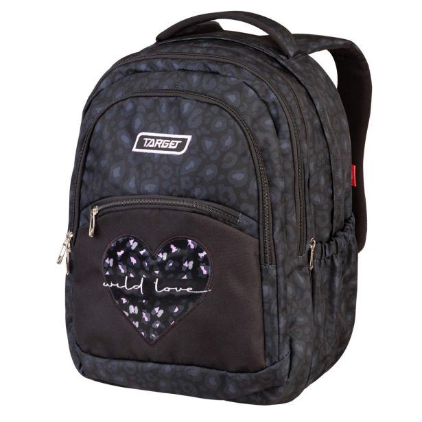 ŠOLSKI NAHRBTNIK TARGET 2V1 CURVED WILD LOVE 28059