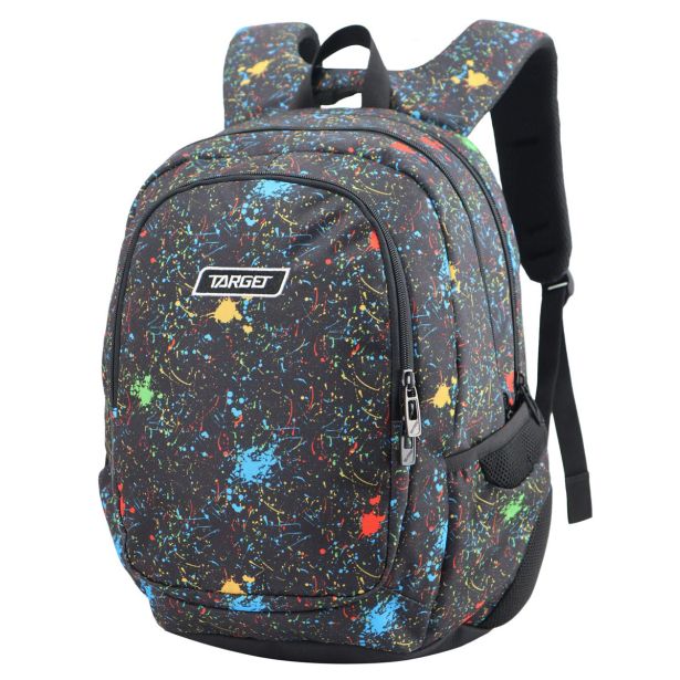 ŠOLSKI NAHRBTNIK TARGET 3 ZIP DUEL PAINT 28151