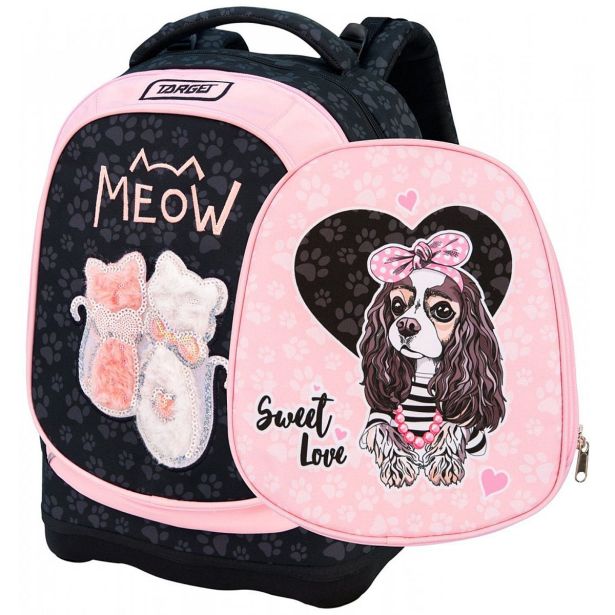 ŠOLSKI NAHRBTNIK TARGET SUPERLIGHT 2 FACE PETIT FURRY FRIENDS 27611