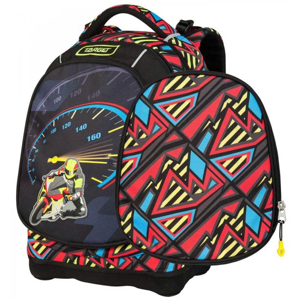 ŠOLSKI NAHRBTNIK TARGET SUPERLIGHT 2 FACE PETIT MOTORBIKE