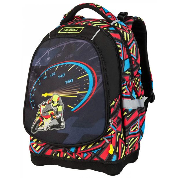 ŠOLSKI NAHRBTNIK TARGET SUPERLIGHT 2 FACE PETIT MOTORBIKE