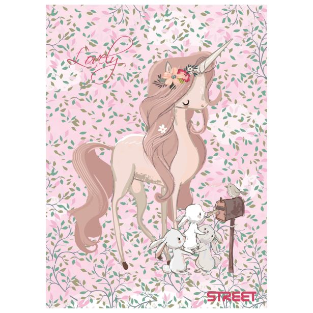 ŠOLSKI ZVEZEK STREET LOVELY TALE A4 BREZČRTEN, 54 LISTOV, SORT