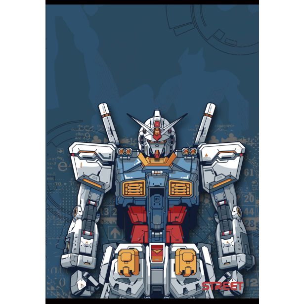 ŠOLSKI ZVEZEK STREET ROBOTS A4 BREZČRTEN, 54 LISTOV, SORT