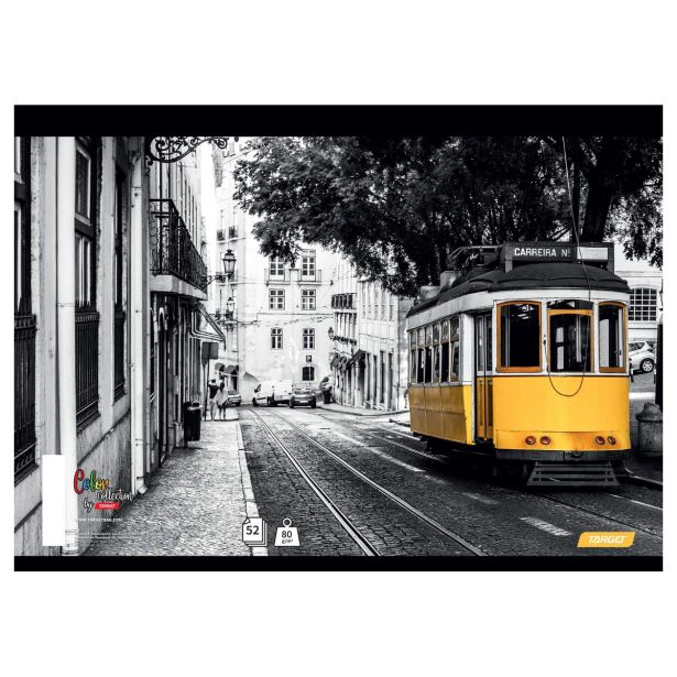 ŠOLSKI ZVEZEK TARGET A4 BREZČRTEN COLOR COLLECTION 27865