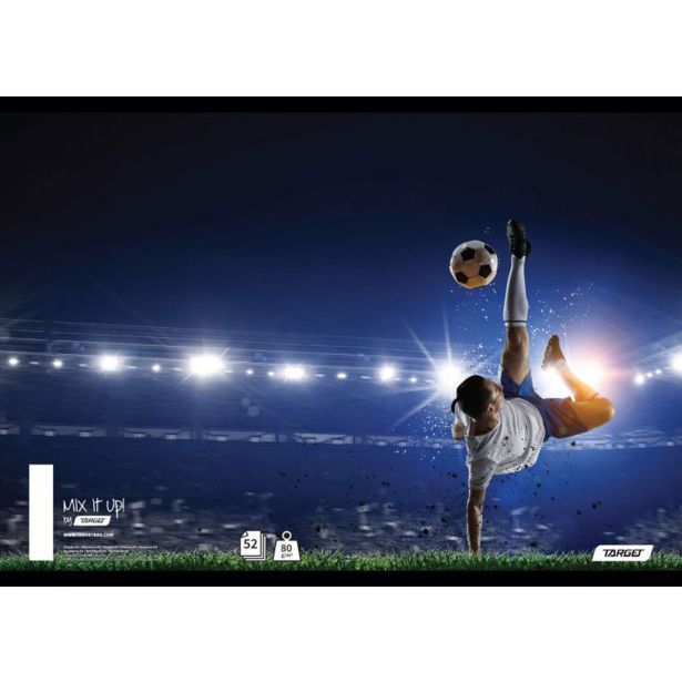 ŠOLSKI ZVEZEK TARGET A4 BREZČRTEN MIX IT UP! 27446