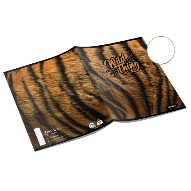 ŠOLSKI ZVEZEK TARGET A4 BREZČRTEN STAY WILD 27454