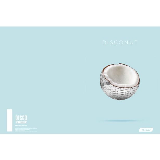 ŠOLSKI ZVEZEK TARGET A4 BREZČRTNI DISCO 28923 52L