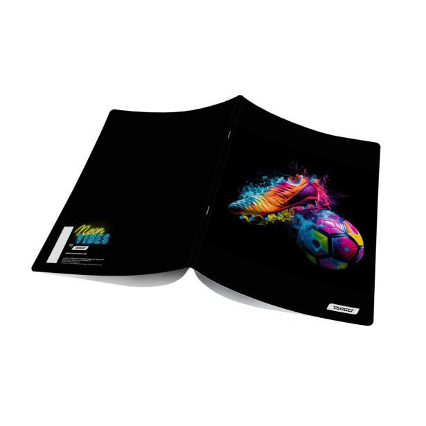 ŠOLSKI ZVEZEK TARGET A4 BREZČRTNI NEON VIBES 28169 52L