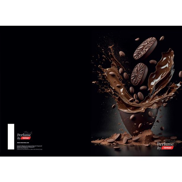 ŠOLSKI ZVEZEK TARGET A4 BREZČRTNI PERFUME BLACK 28194 52L