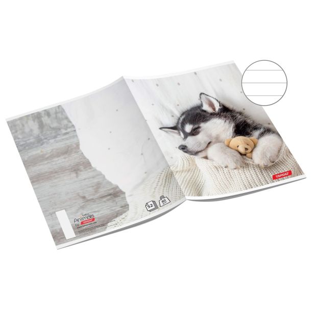 ŠOLSKI ZVEZEK TARGET A4 ČRTAST ANIMAL BABY 26060