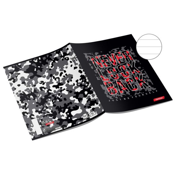 ŠOLSKI ZVEZEK TARGET A4 ČRTAST Z ROBOM ARMY 26871