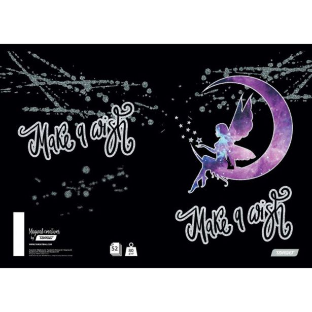 ŠOLSKI ZVEZEK TARGET A4 ČRTAST BREZ ROBA MAGICAL CREATURES 27442