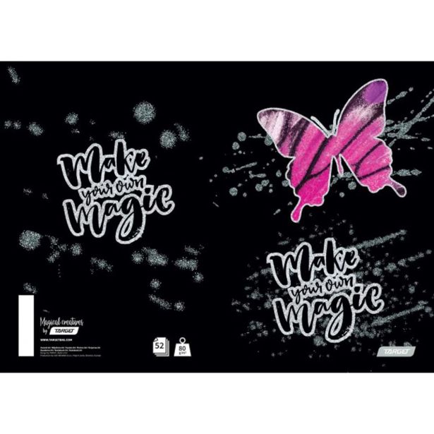 ŠOLSKI ZVEZEK TARGET A4 ČRTAST BREZ ROBA MAGICAL CREATURES 27442