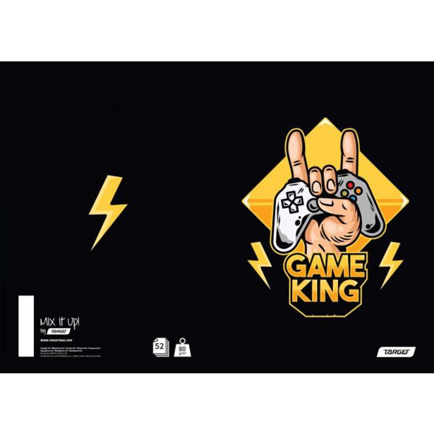 ŠOLSKI ZVEZEK TARGET A4 ČRTAST BREZ ROBA MIX IT UP! 27447