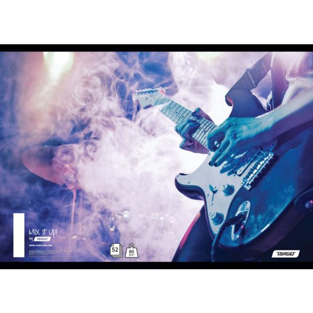 ŠOLSKI ZVEZEK TARGET A4 ČRTAST BREZ ROBA MIX IT UP! 27447
