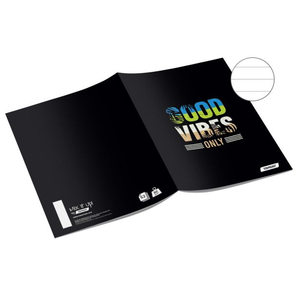 ŠOLSKI ZVEZEK TARGET A4 ČRTAST MIX IT UP! 27444