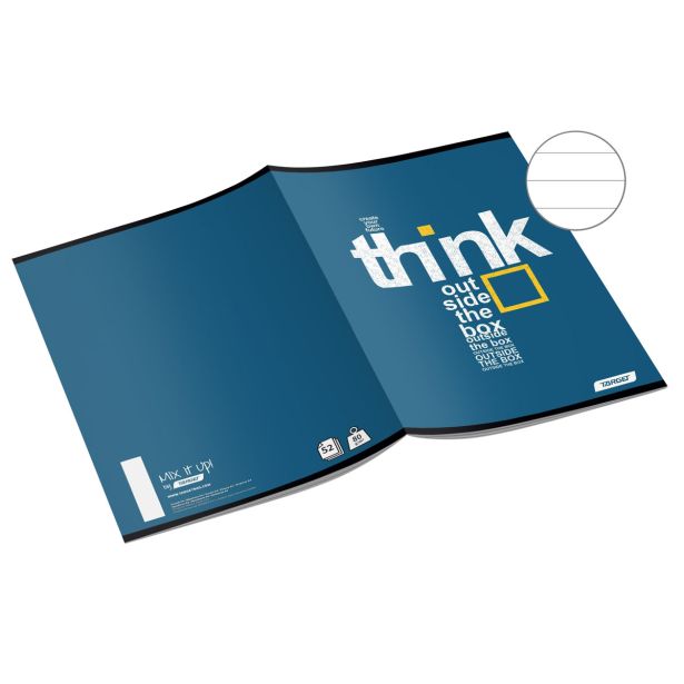 ŠOLSKI ZVEZEK TARGET A4 ČRTAST MIX IT UP! 27444