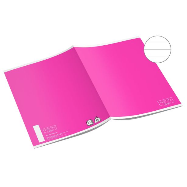 ŠOLSKI ZVEZEK TARGET A4 ČRTAST NEON 27027