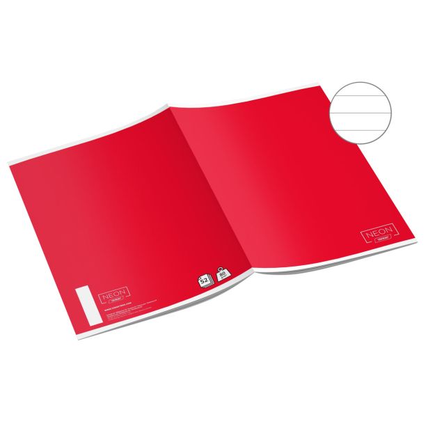 ŠOLSKI ZVEZEK TARGET A4 ČRTAST NEON 27027