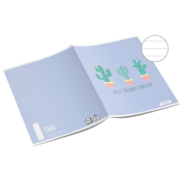 ŠOLSKI ZVEZEK TARGET A4 ČRTAST PASTEL 27023