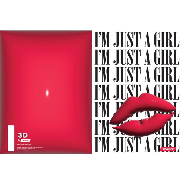 ŠOLSKI ZVEZEK TARGET A4 ČRTE 3D 28903