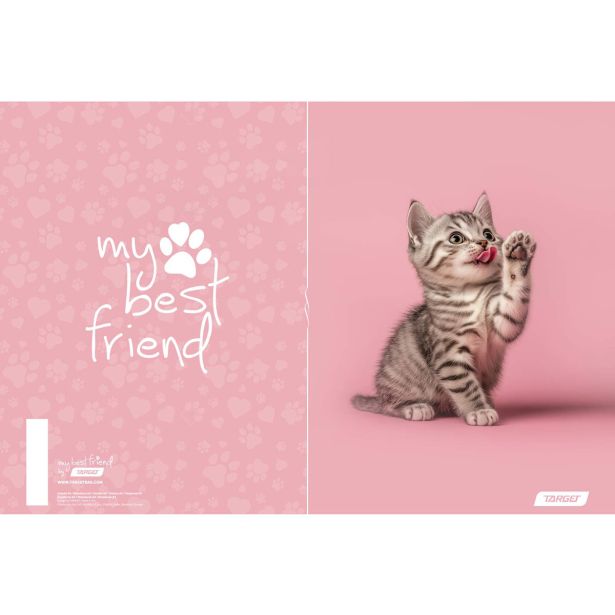 ŠOLSKI ZVEZEK TARGET A4 ČRTE MY BEST FRIENDS 28880