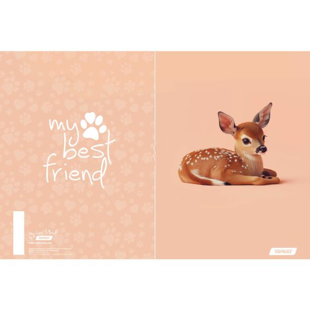 ŠOLSKI ZVEZEK TARGET A4 ČRTE MY BEST FRIENDS 28880